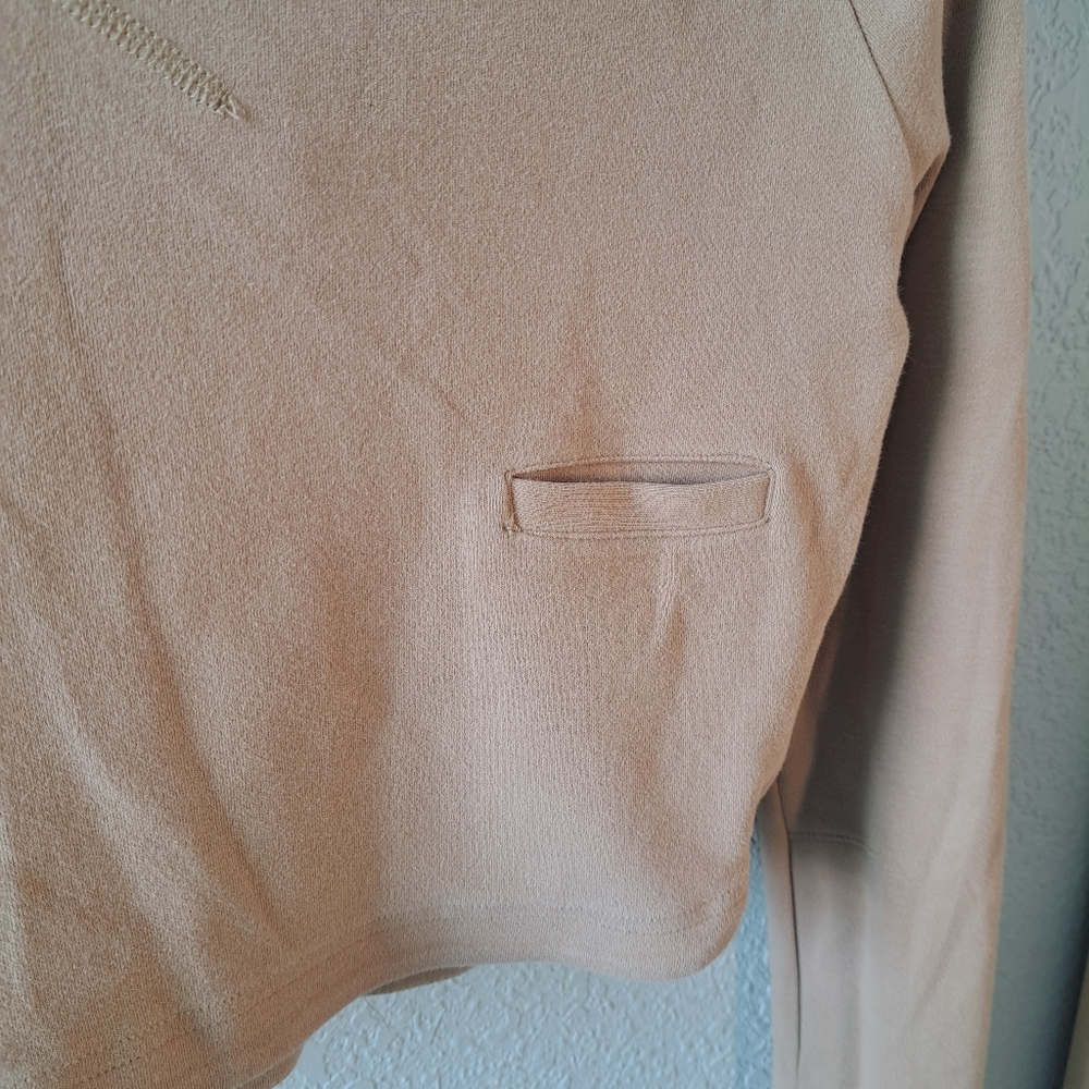 PARAGON Women's Tan Hoodie with Pocket Detail - Picture 3 of 7